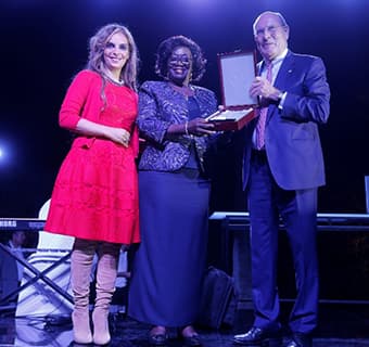 The First Lady of C.A.R. H.E. MADAM BRIGITTE TOUADERA announced as ambassador of ‘Merck More Than a Mother’ campaign in their countries