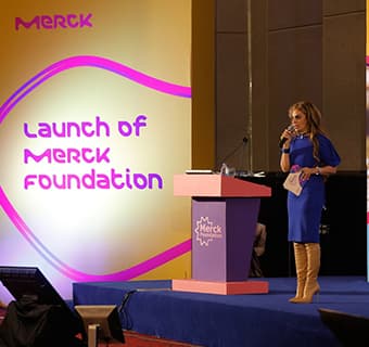 Dr Rasha Kelej, CEO of Merck Foundation, during Merck Africa Asia Luminary 2017